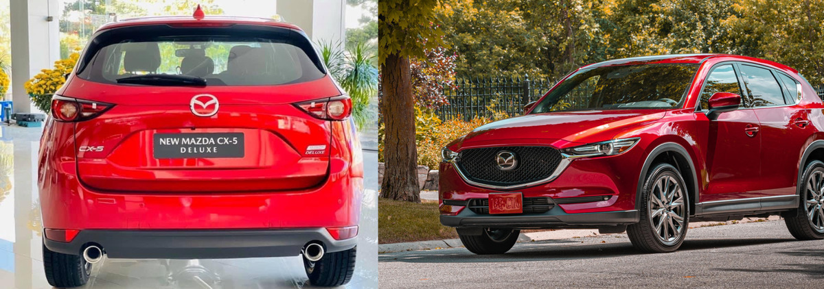 Hình ảnh ngoại thất của Mazda CX-5 2023 có nhiều chi tiết thể thao