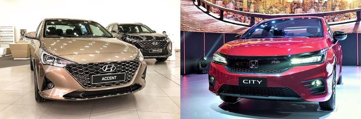 Honda City 2021 và Hyundai Accent 2021 đều có chế độ an toàn