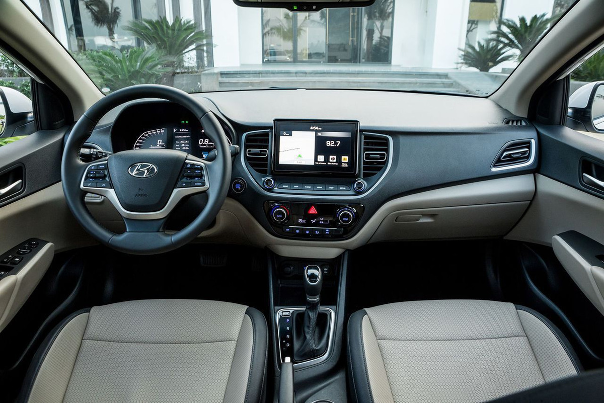 Hyundai Accent 2023 sở hữu một không gian nội thất rộng rãi