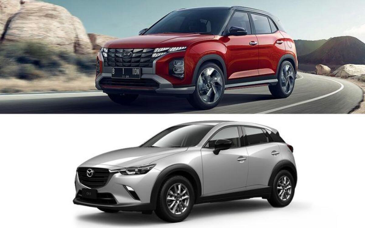 Hyundai Creta so với Mazda CX-3 có mức giá nhỉnh hơn
