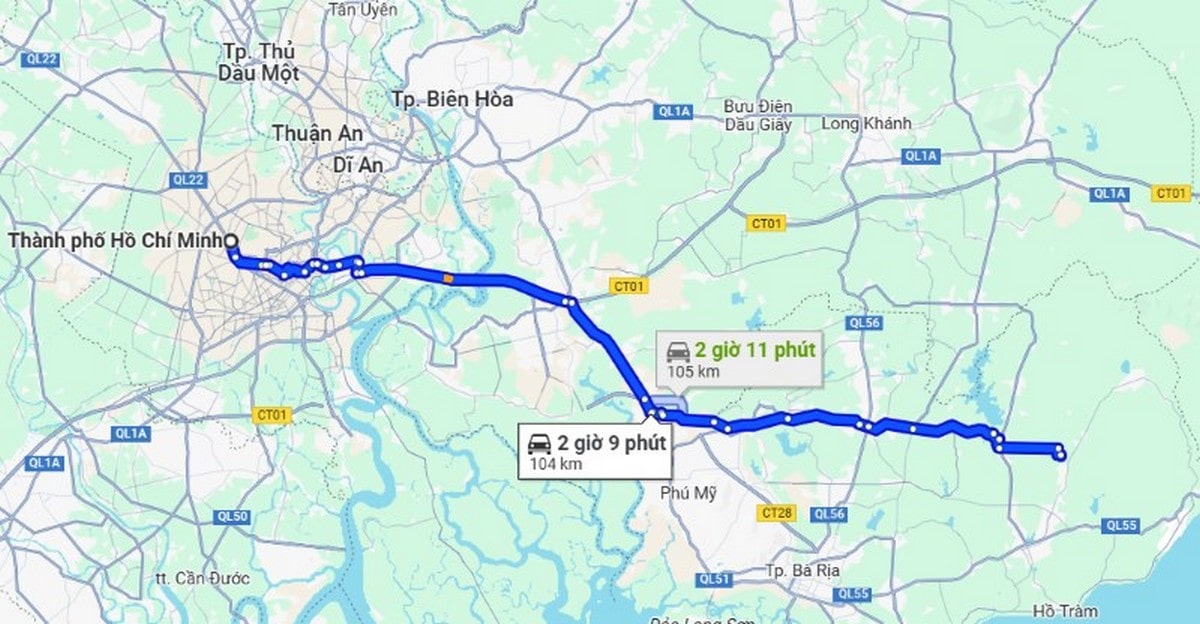 Khoảng Cách Từ Sài Gòn Đi Xuyên Mộc