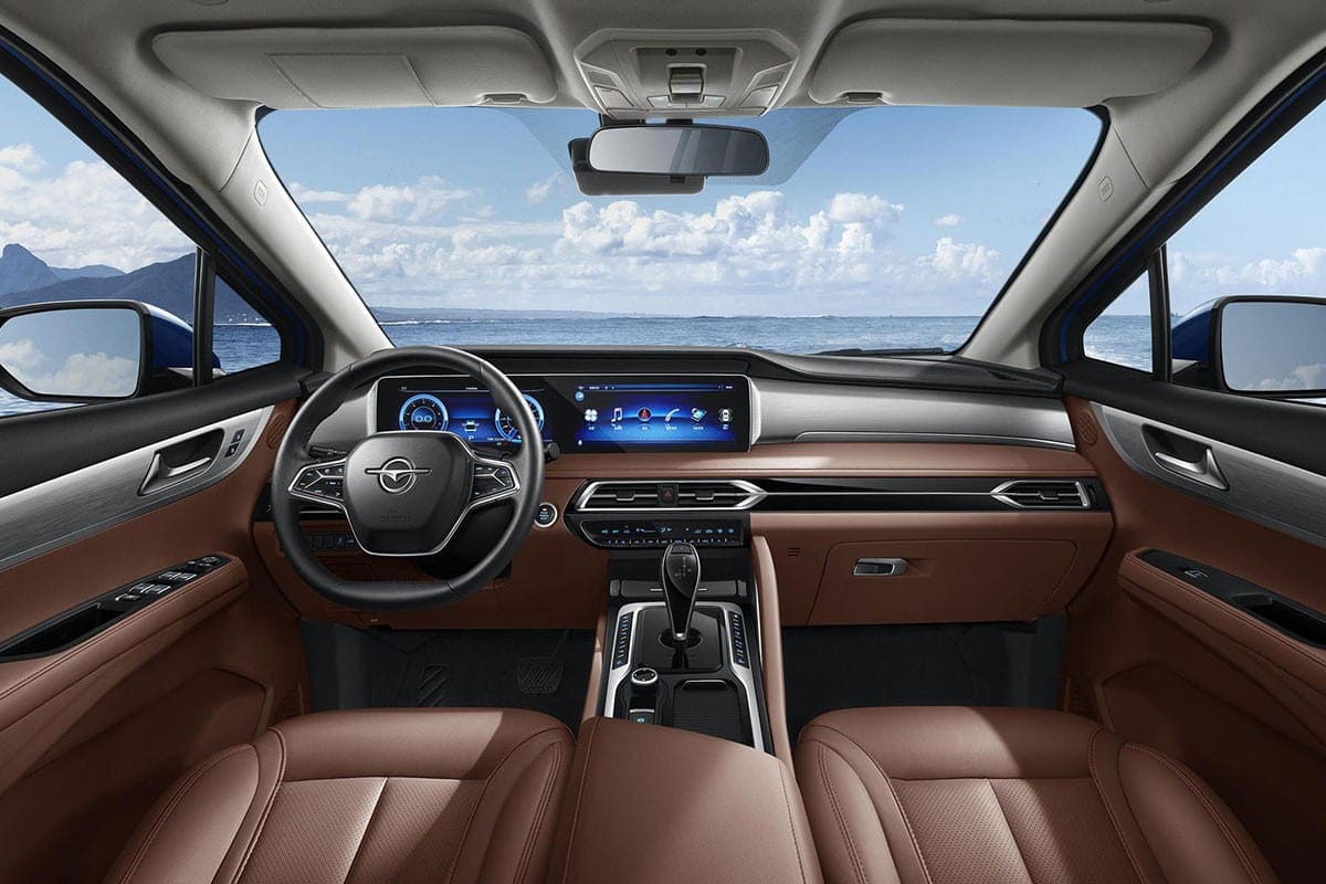 Không gian khoang lái của xe Haima 7X