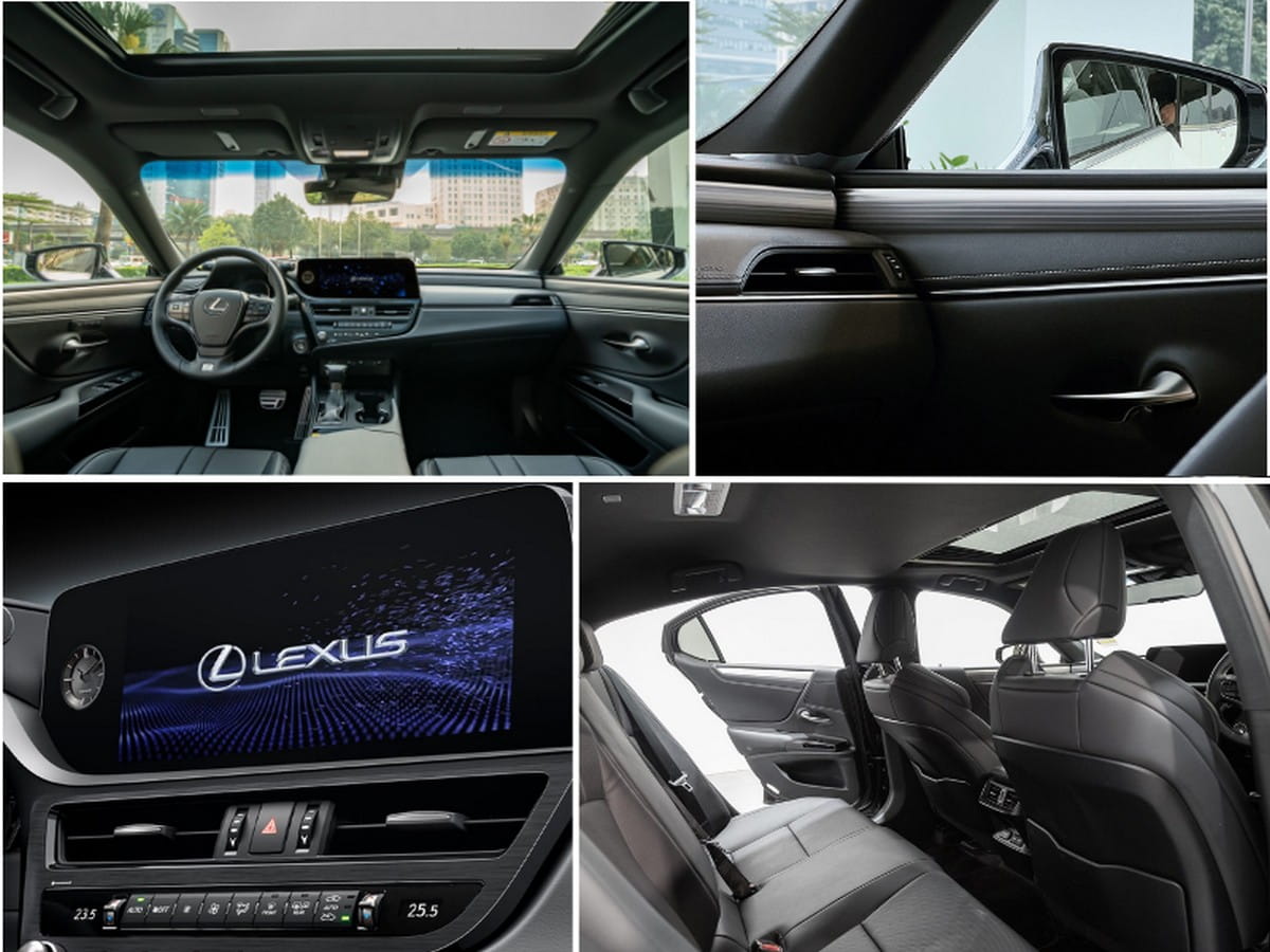 Không gian nội thất xe Lexus ES 250 F Sport