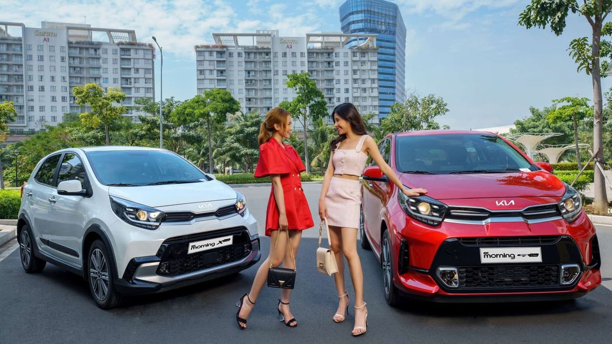 Kia Morning 2023 mang diện mạo mới hoàn toàn thể thao, cá tính, hầm hố hơn