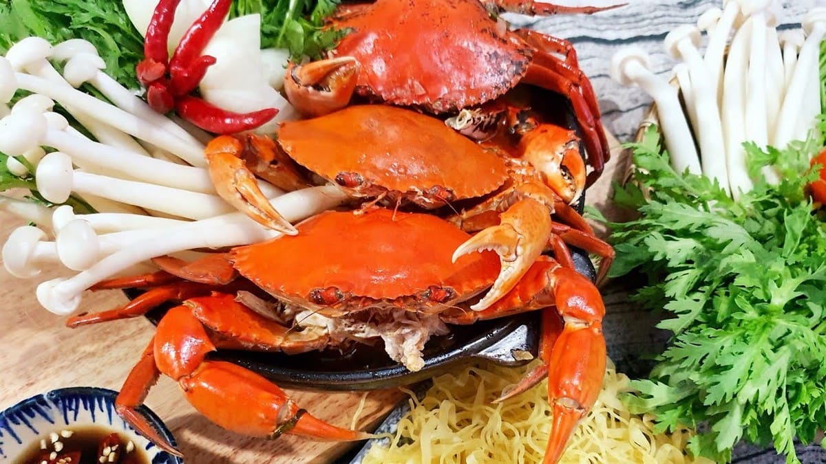 Lẩu cua biển