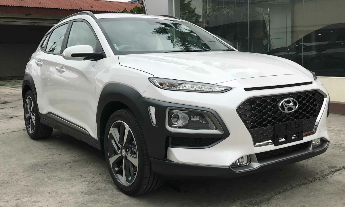 Mặt trước của Hyundai Kona 2020 được thiết kế với lưới tản nhiệt