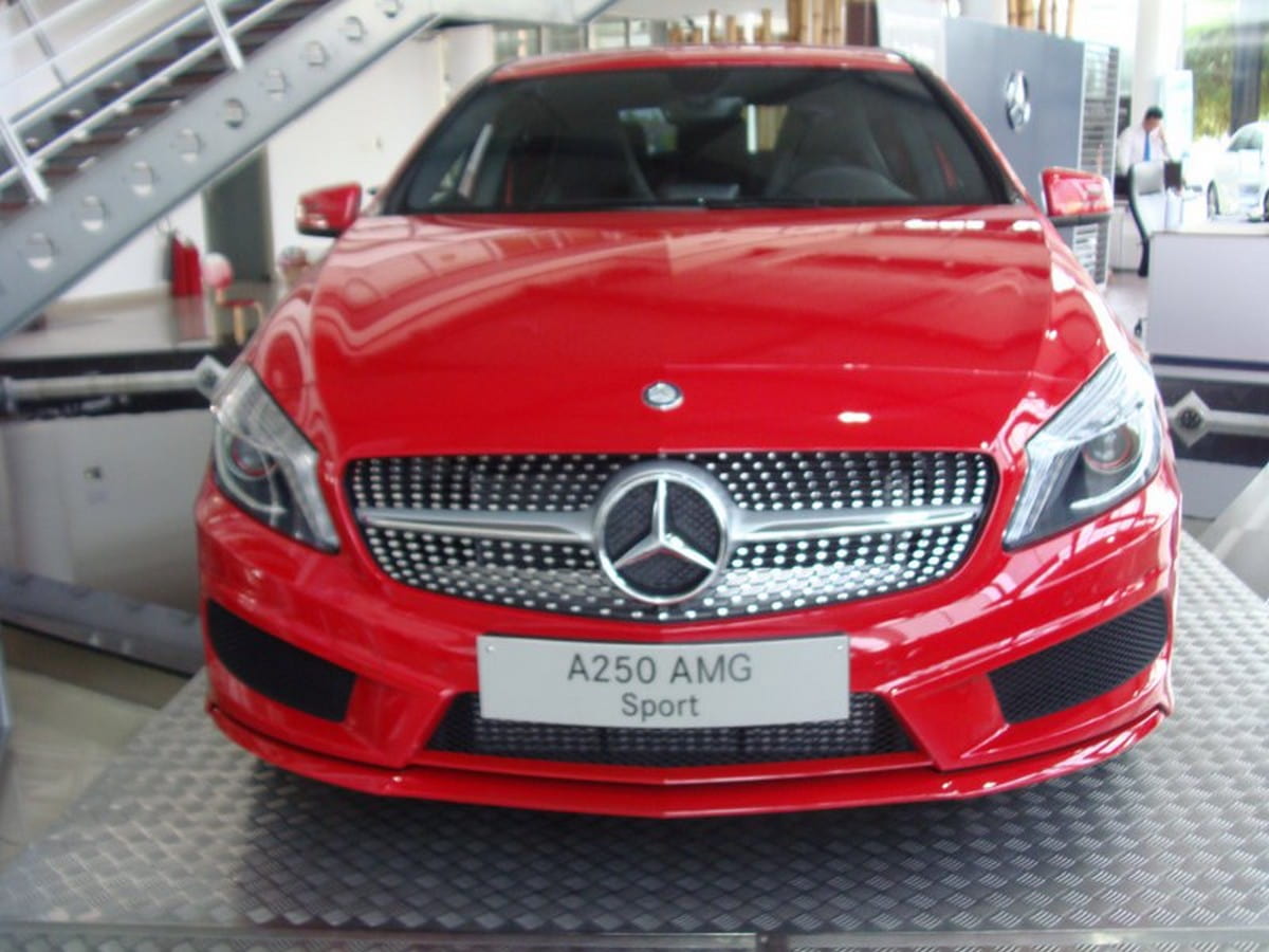 Mercedes A250 Sport được trang bị nhiều tiện nghi