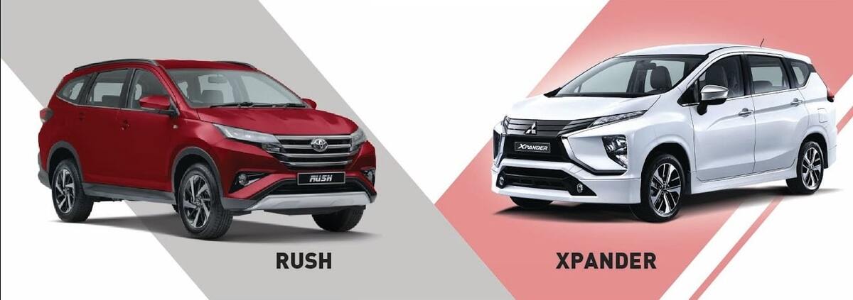 Mitsubishi Xpander Cross và Toyota Rush cùng thuộc phân khúc nhưng khác biệt nhiều về ngoại thất