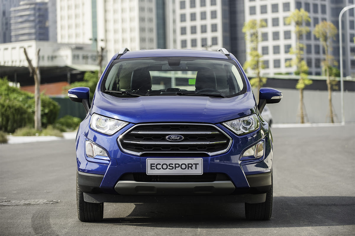 Ngoại thất đầu xe Ford Ecosport 2021