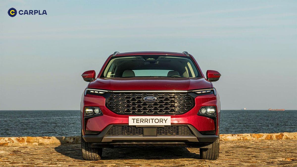 Đầu xe Ford Territory 2023 thiết kế hiện đại, mạnh mẽ