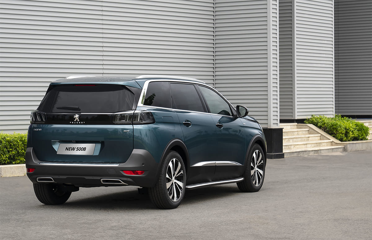 Ngoại thất đuôi xe Peugeot 5008