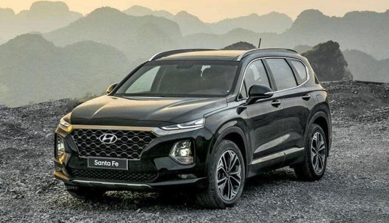 Ngoại thất xe Hyundai Santa Fe
