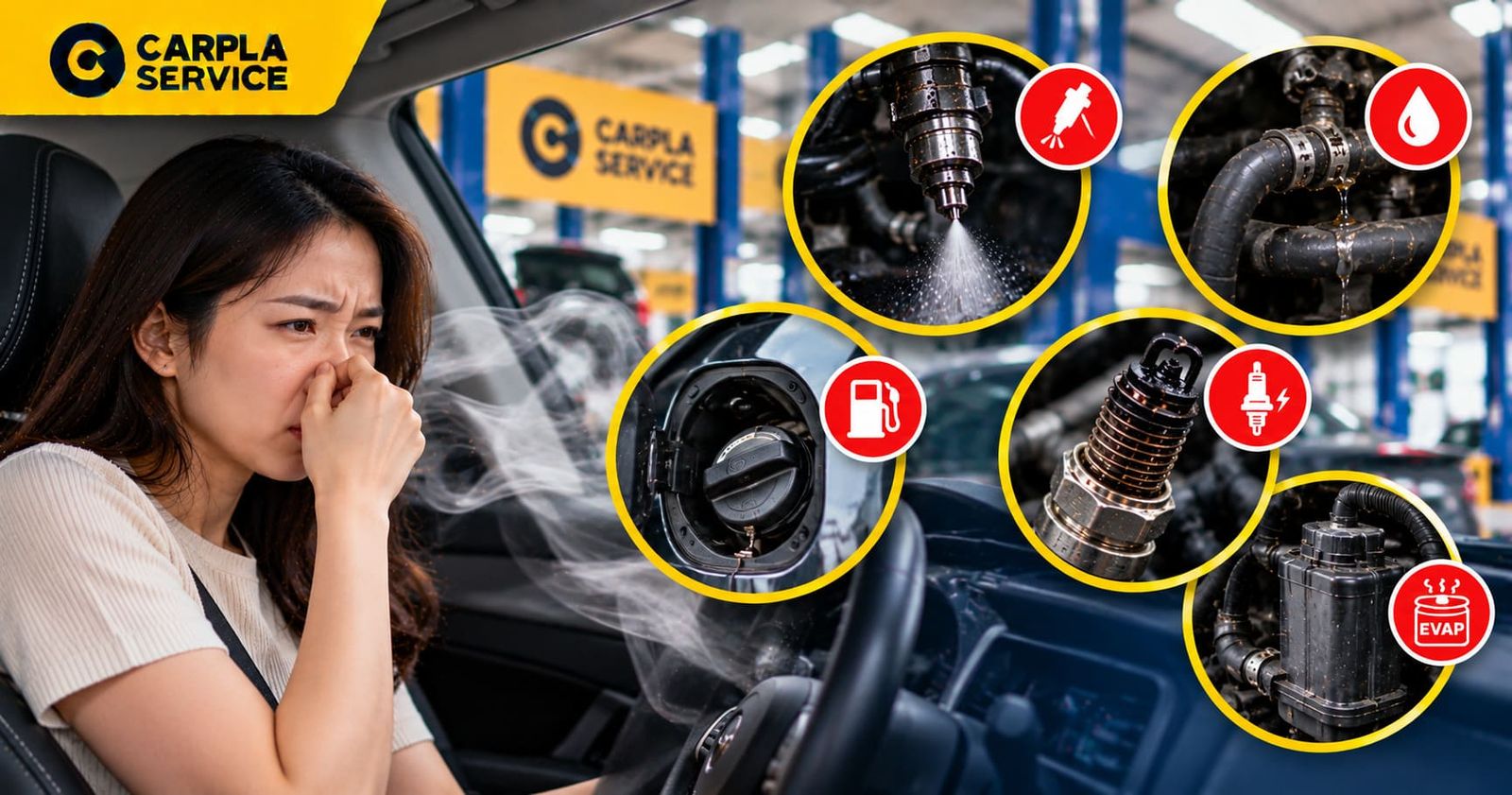 Hiện tượng xe ô tô có mùi xăng sống: Nguyên nhân và cách xử lý an toàn