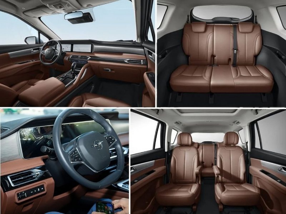 Nội thất về xe Haima 7X-E