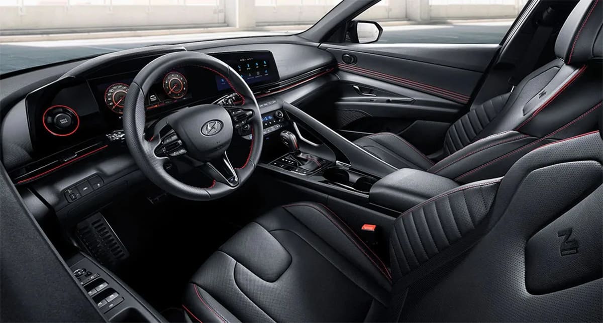 Nội thất xe Hyundai Avante 2020