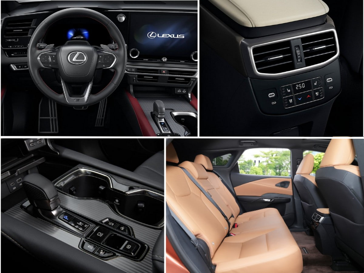 Không gian nội thất của xe Lexus RX