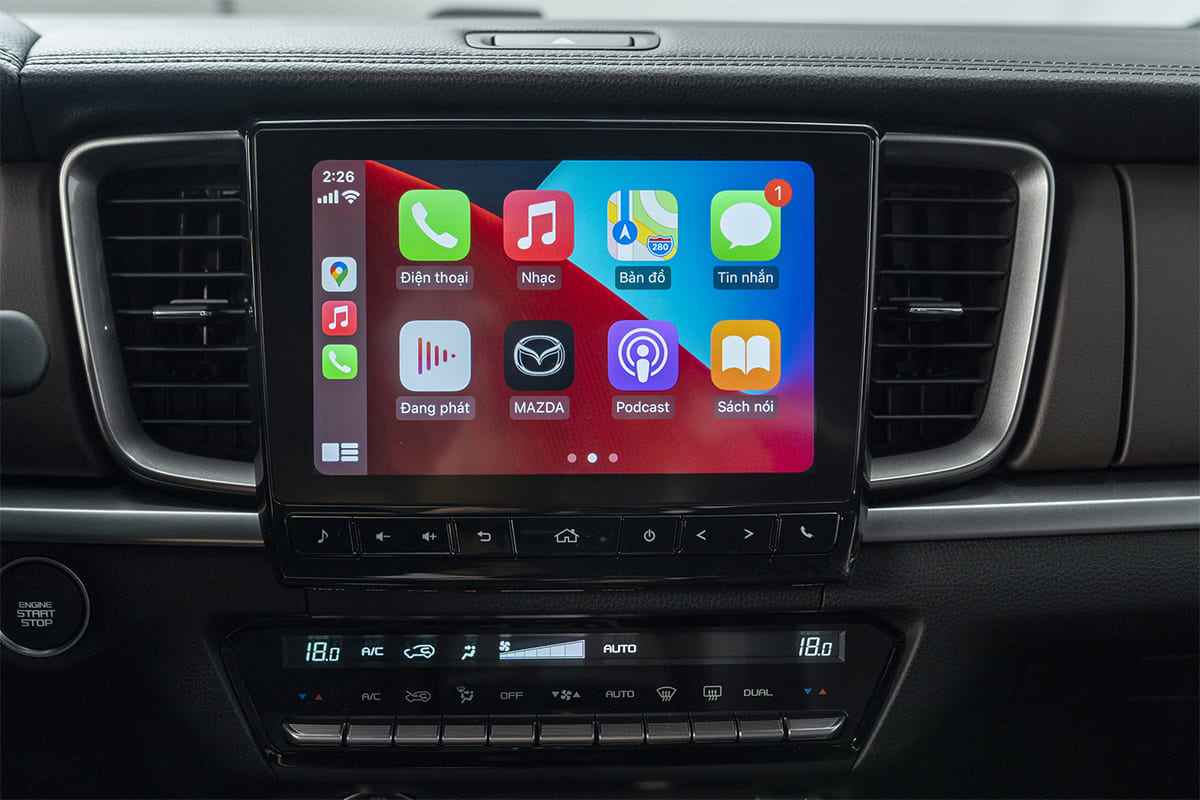 Nội thất Mazda BT 50