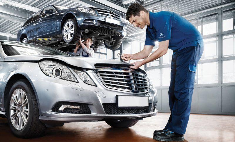 Phí bảo dưỡng và sửa chữa xe Mercedes