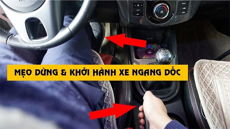 Phương pháp khởi hành xe ngang dốc cho xe số sàn