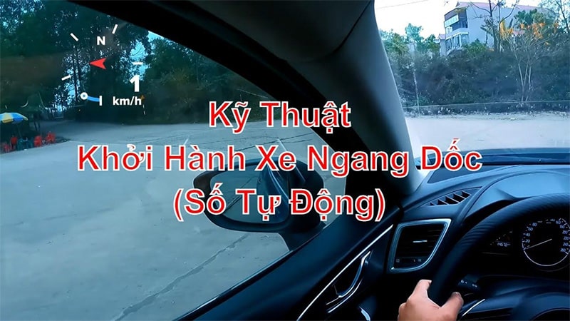 Hướng dẫn phương pháp khởi hành xe ngang dốc