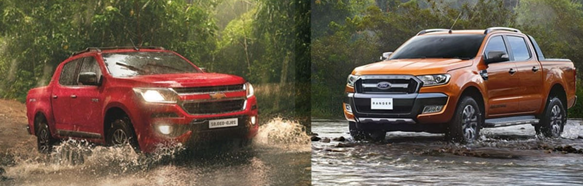 So sánh Chevrolet Colorado 2017 và Ford Ranger về an toàn