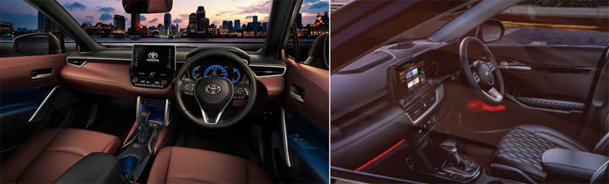 So sánh nội thất Toyota Corolla Cross 2020 và Kia Seltos 2020