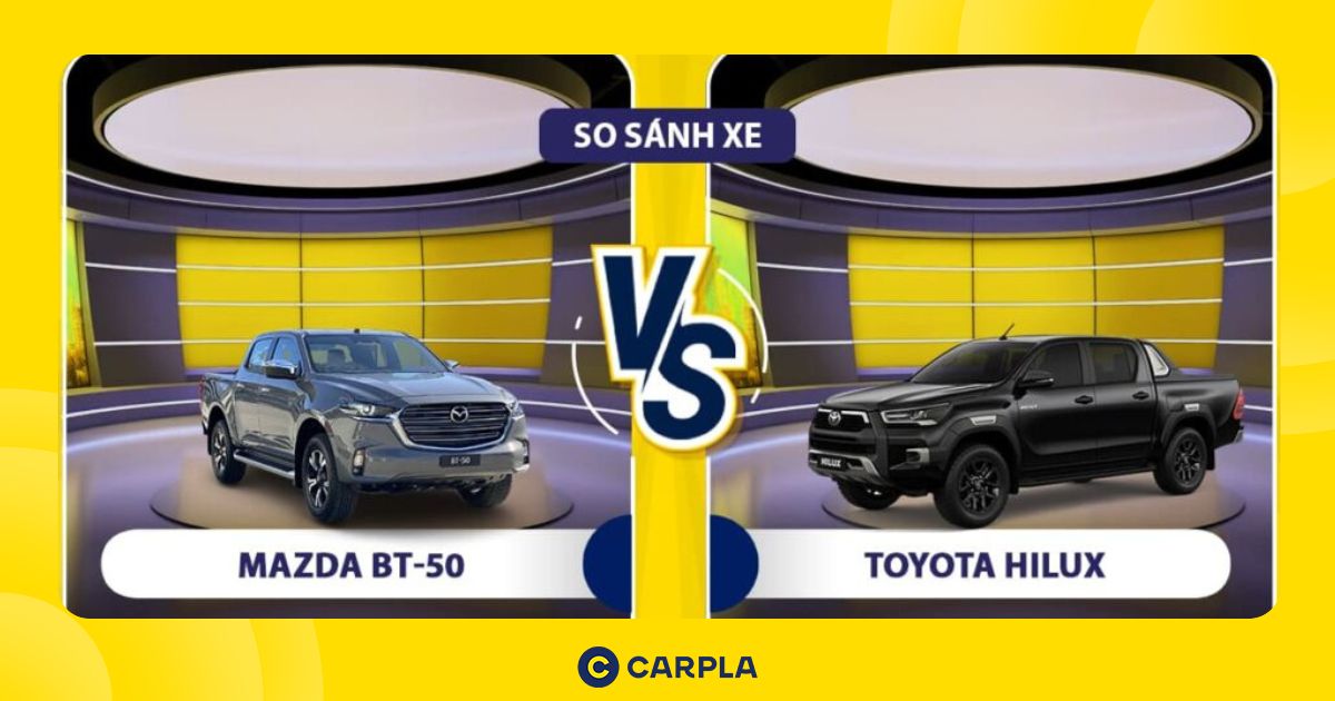 So sánh Toyota Hilux 2016 và Mazda BT-50 2016