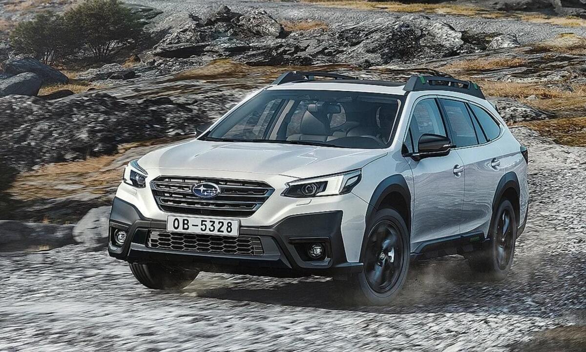 Subaru Outback có thiết kế trẻ trung hiện đại với lưới tản nhiệt hình lục giác
