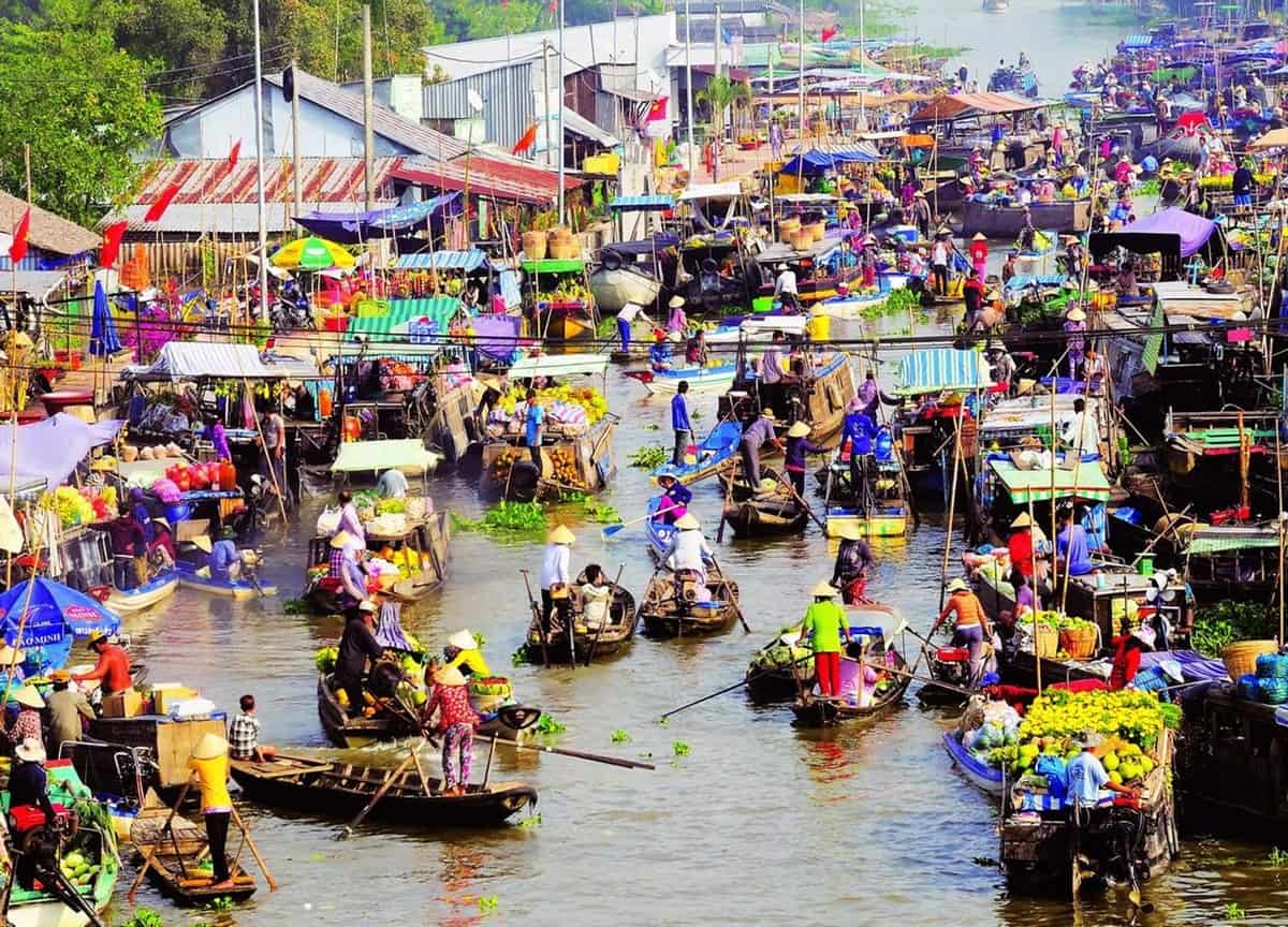 Tháng 12-2 là mùa nước nổi ở Cần Thơ