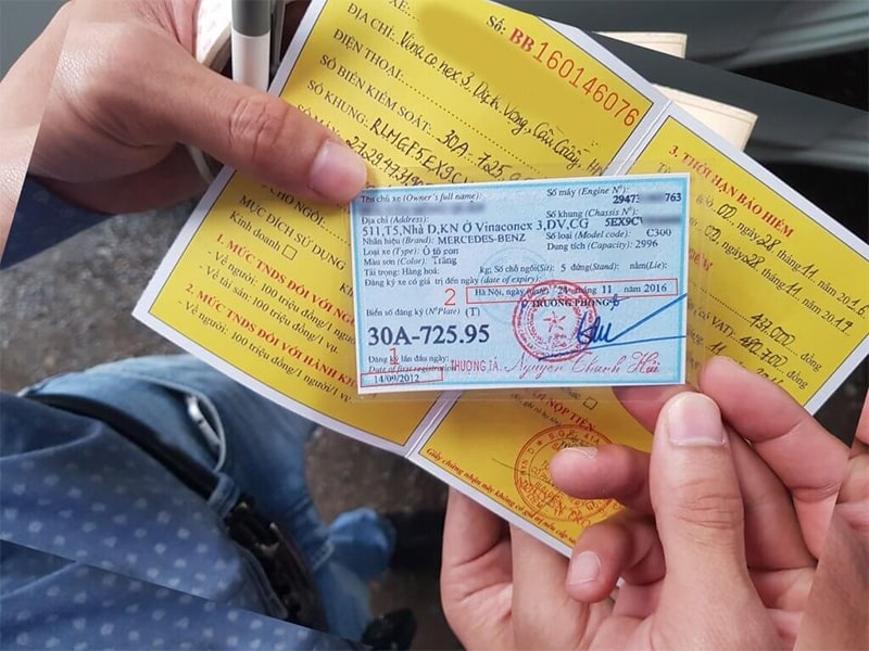 Thủ tục đăng ký sang tên xe