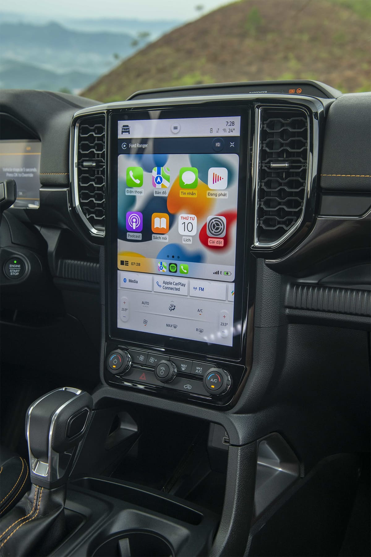 Đánh giá tiện nghi xe Ford Ranger 2023