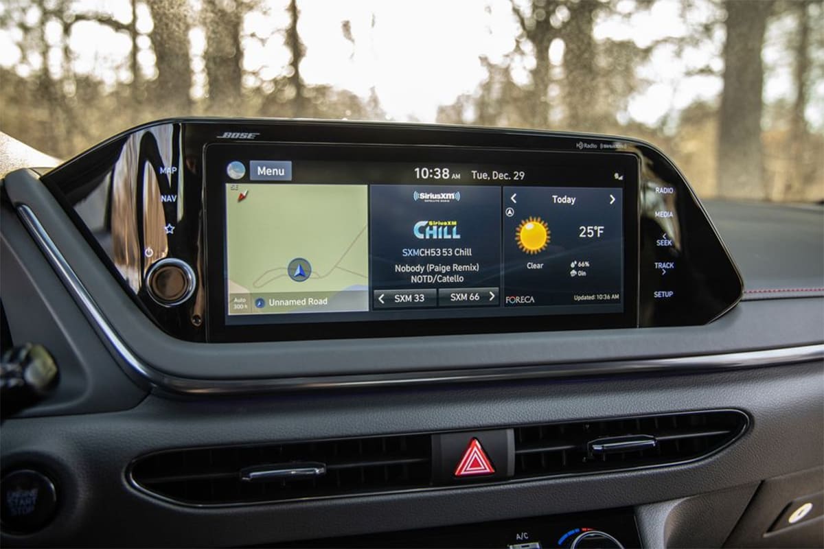 Tiện nghi xe Hyundai Sonata 2022