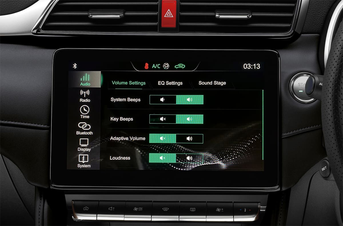 Tiện nghi xe MG ZS