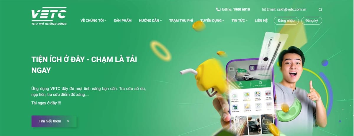 tra cứu tài khoản vetc qua biển số xe