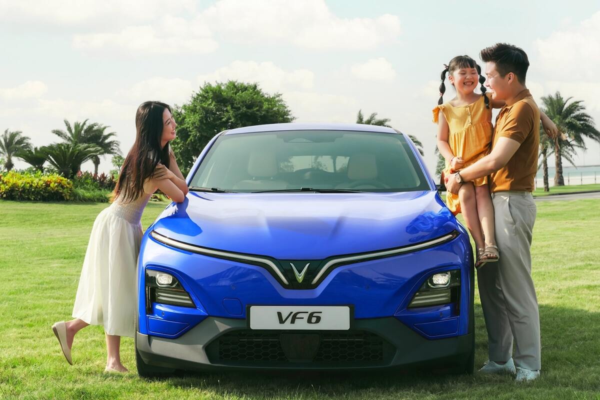 VinFast VF 6 có thiết kế trẻ trung, sang trọng, hiện đại với các chi tiết mềm mại