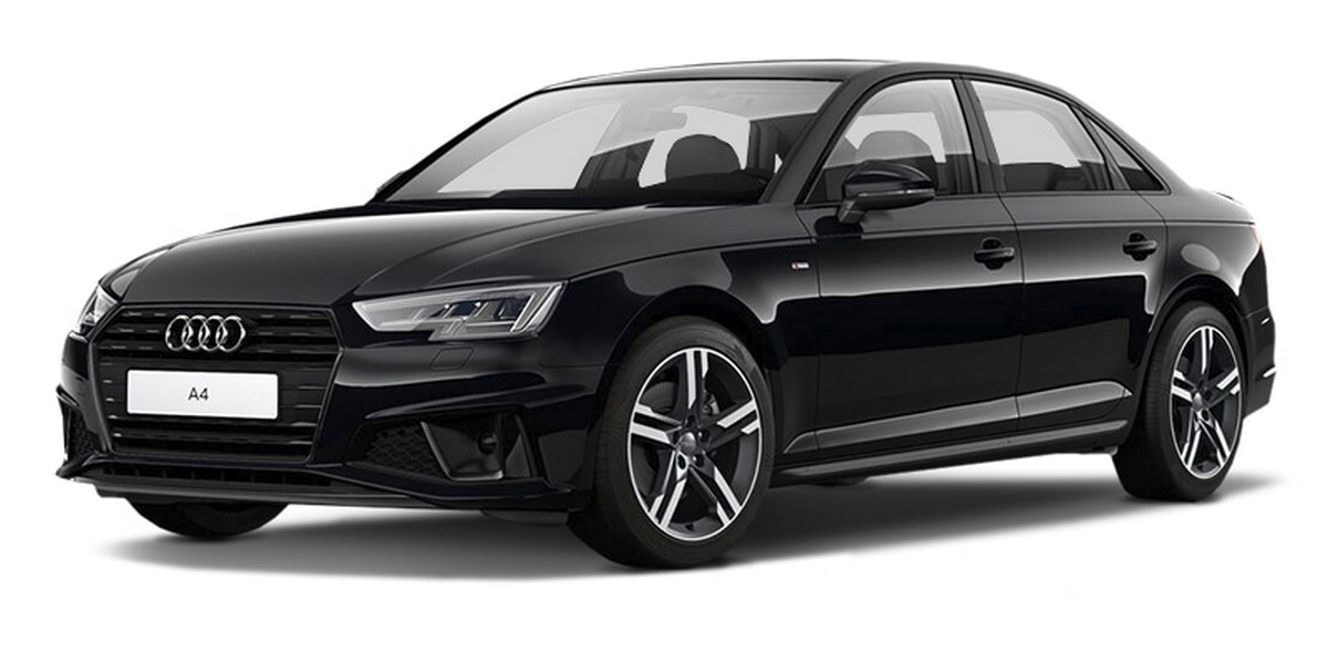 Xe Audi A4 ngoại thất đen 