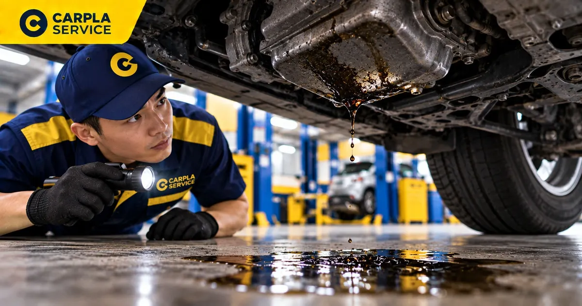 Xe ô tô bị chảy dầu dưới gầm: Nguyên nhân và cách xử lý