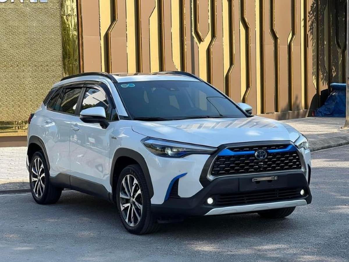 Xe Toyota Corolla Cross ngoại thất trắng