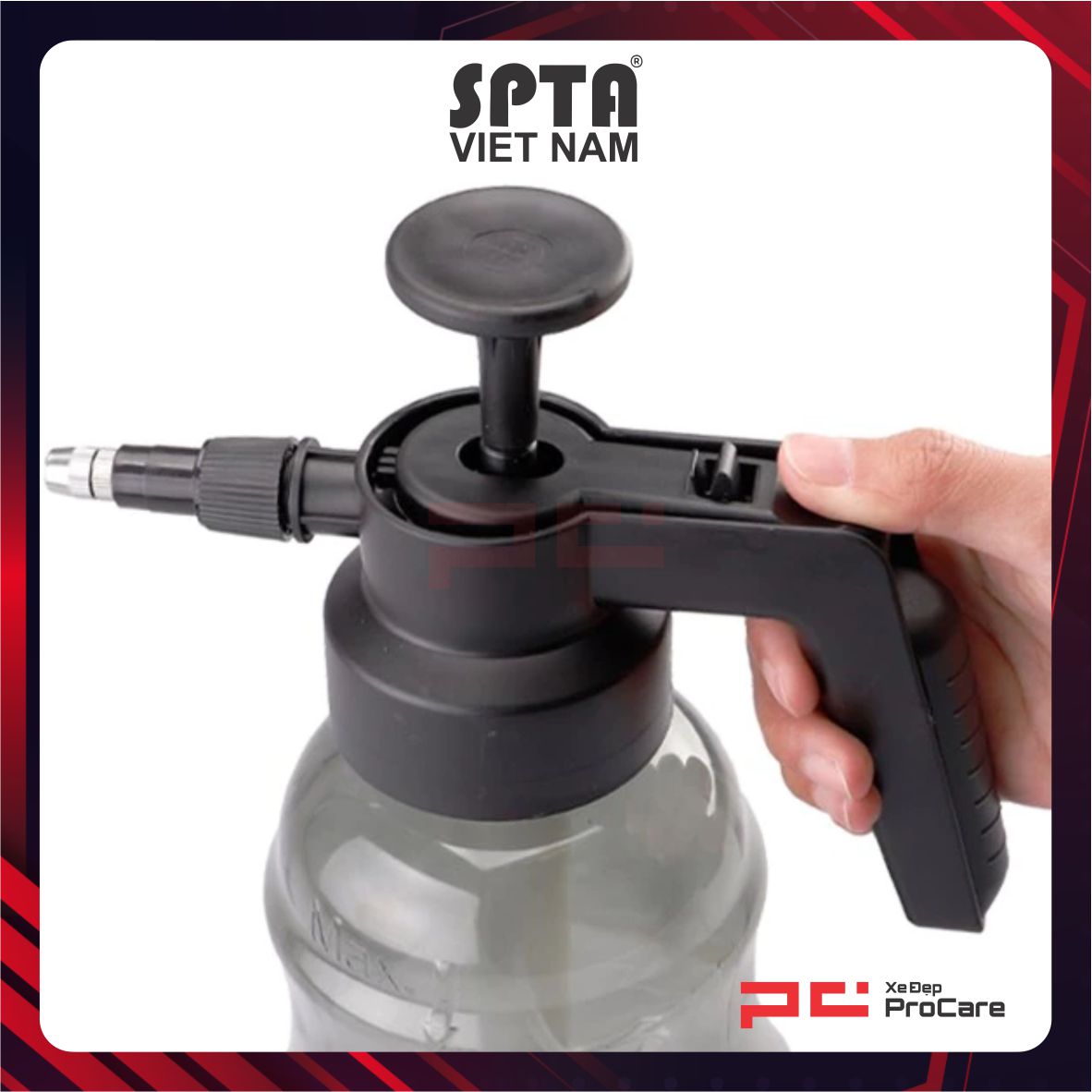 Hình ảnh xe Bình xịt nước rửa xe không chạm (nén khí bằng tay) - SPTA - FSG6