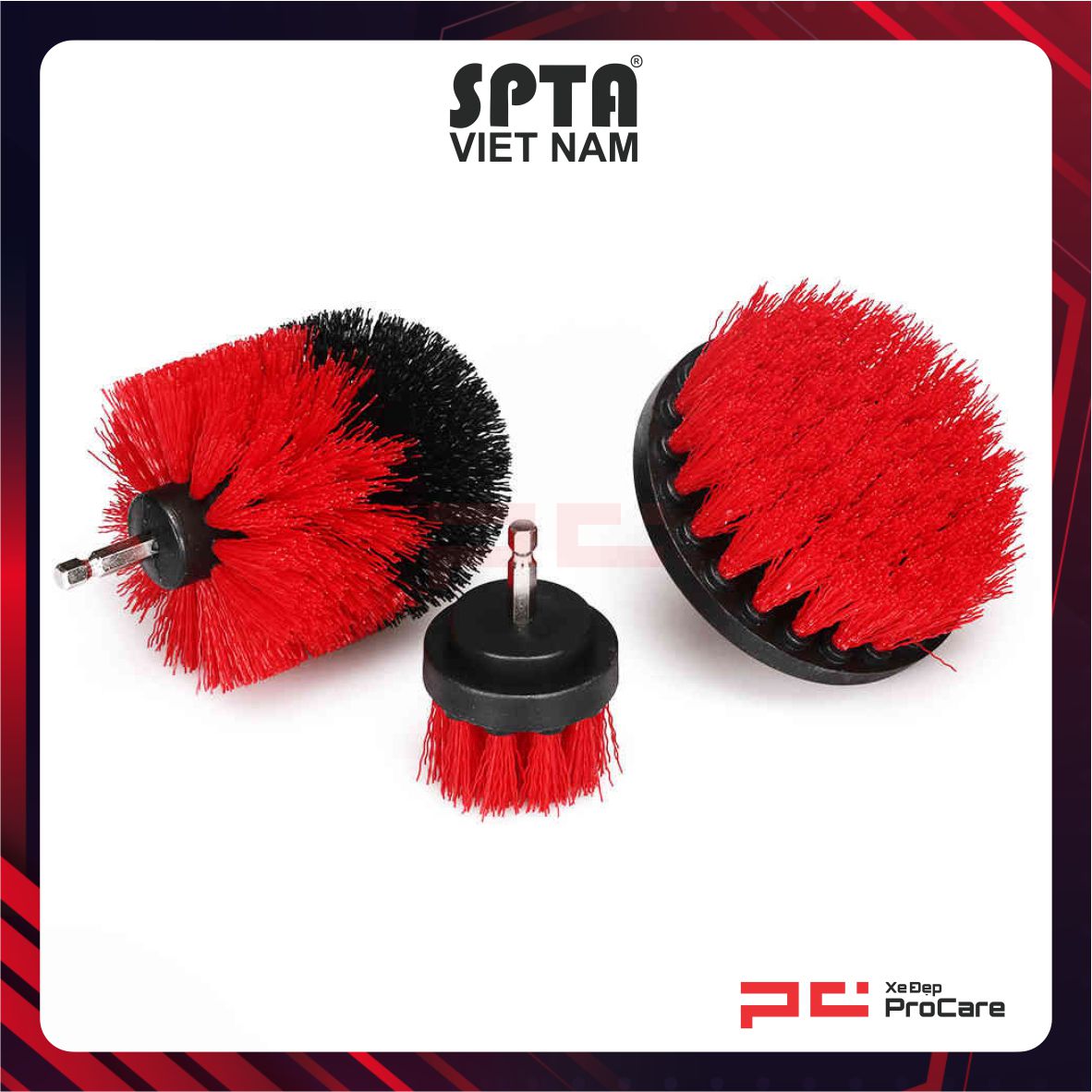 Hình ảnh xe Bộ chổi đánh vệ sinh nội thất (3 món) - SPTA - DCDB2