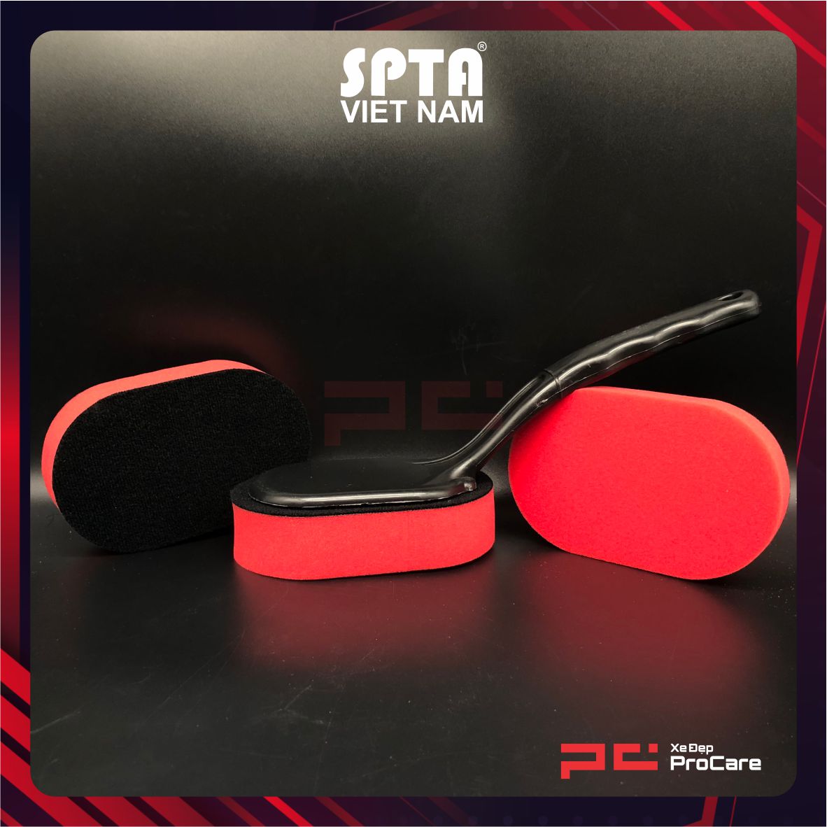 Hình ảnh xe Bộ cọ dưỡng lốp xe (4 món) - SPTA - LTHMBMIX