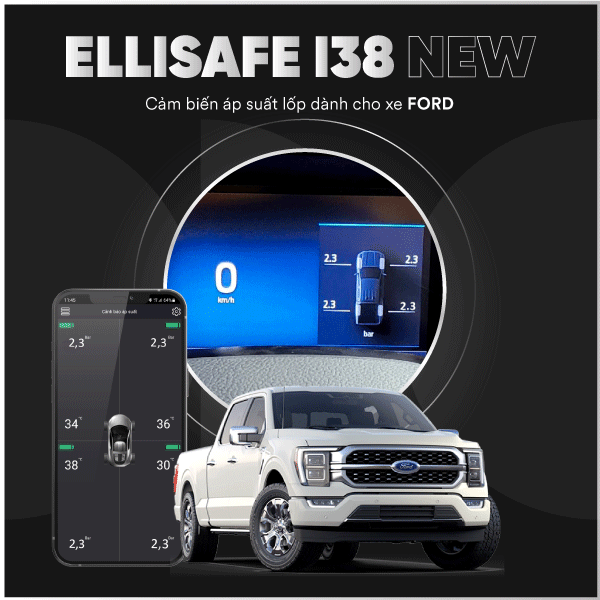 Hình ảnh xe Cảm biến áp suất lốp ICAR Ellisafe i38 New