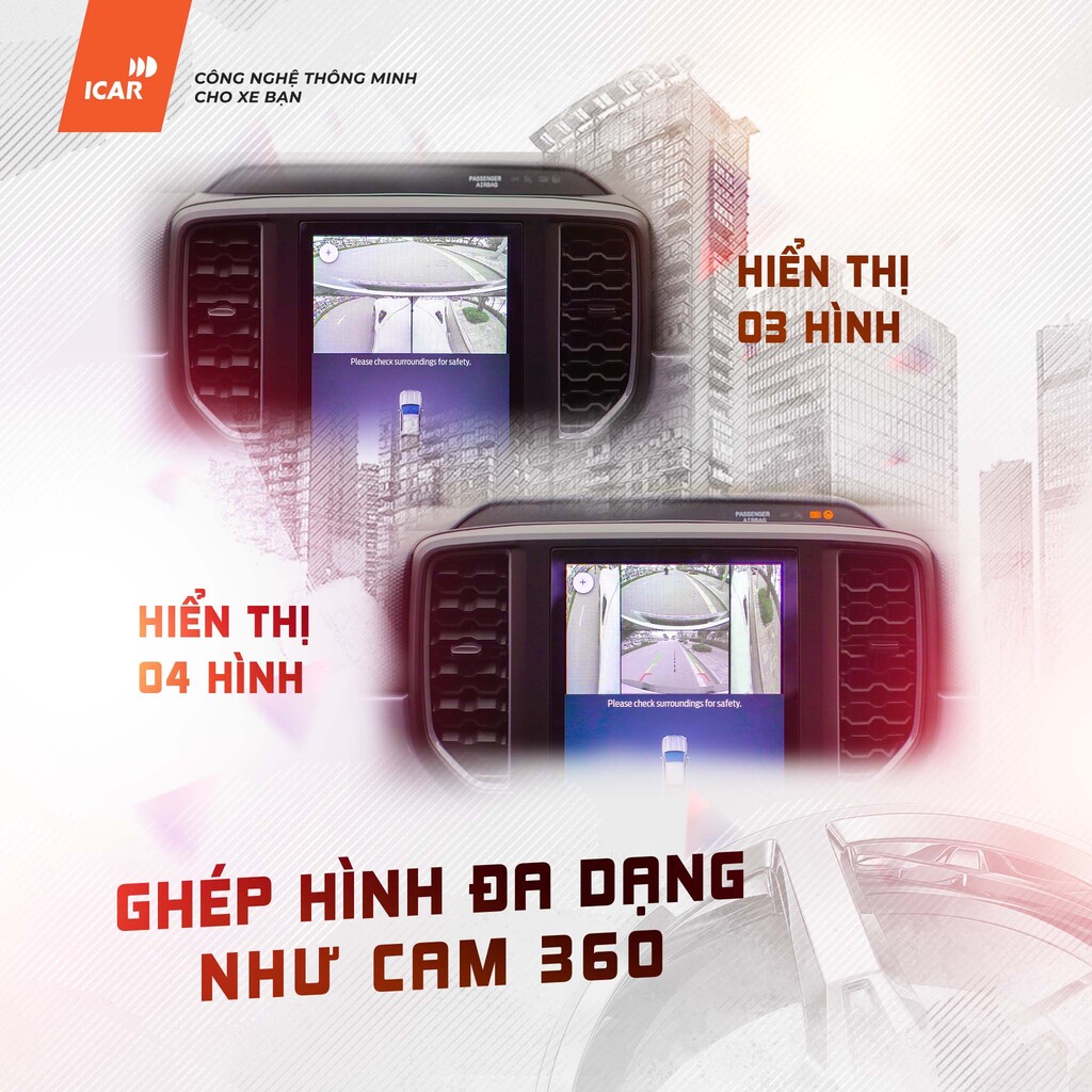 Hình ảnh xe Camera 3 mắt ICAR Elliview Y5 170 độ Premium