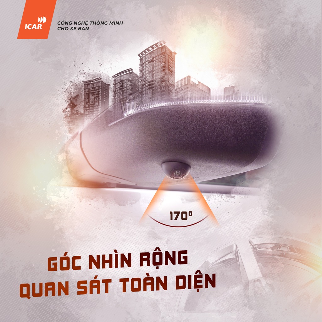 Hình ảnh xe Camera 3 mắt ICAR Elliview Y5 170 độ Premium