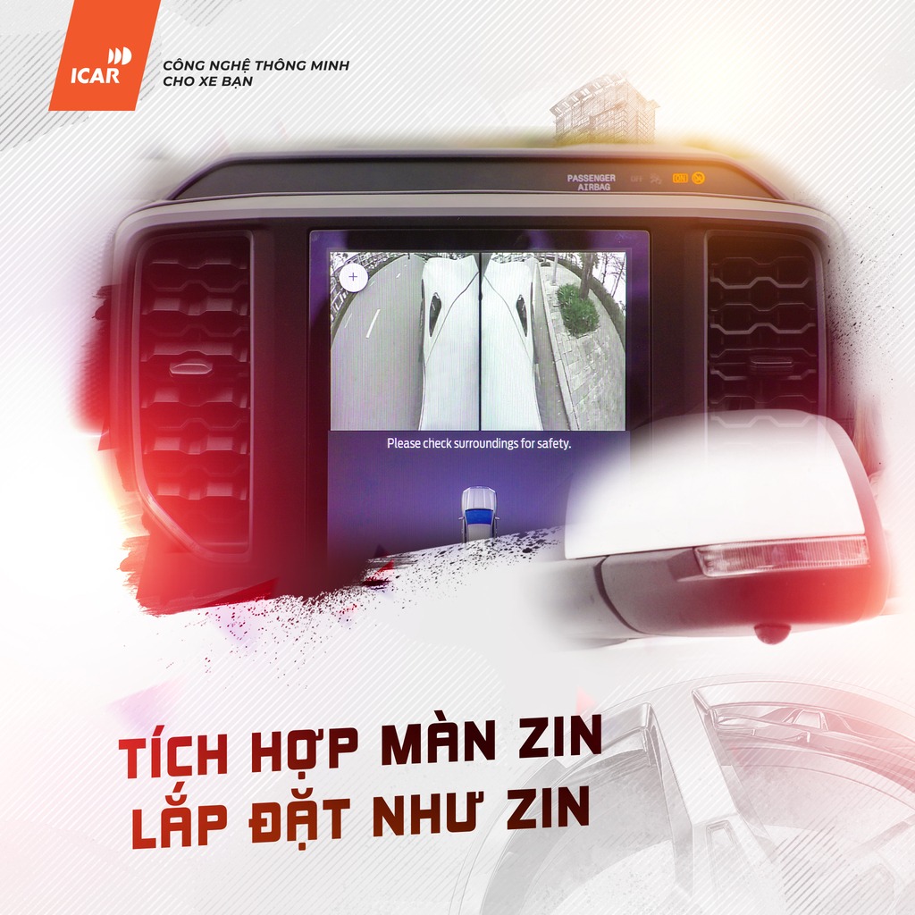 Hình ảnh xe Camera 3 mắt ICAR Elliview Y5 170 độ Premium