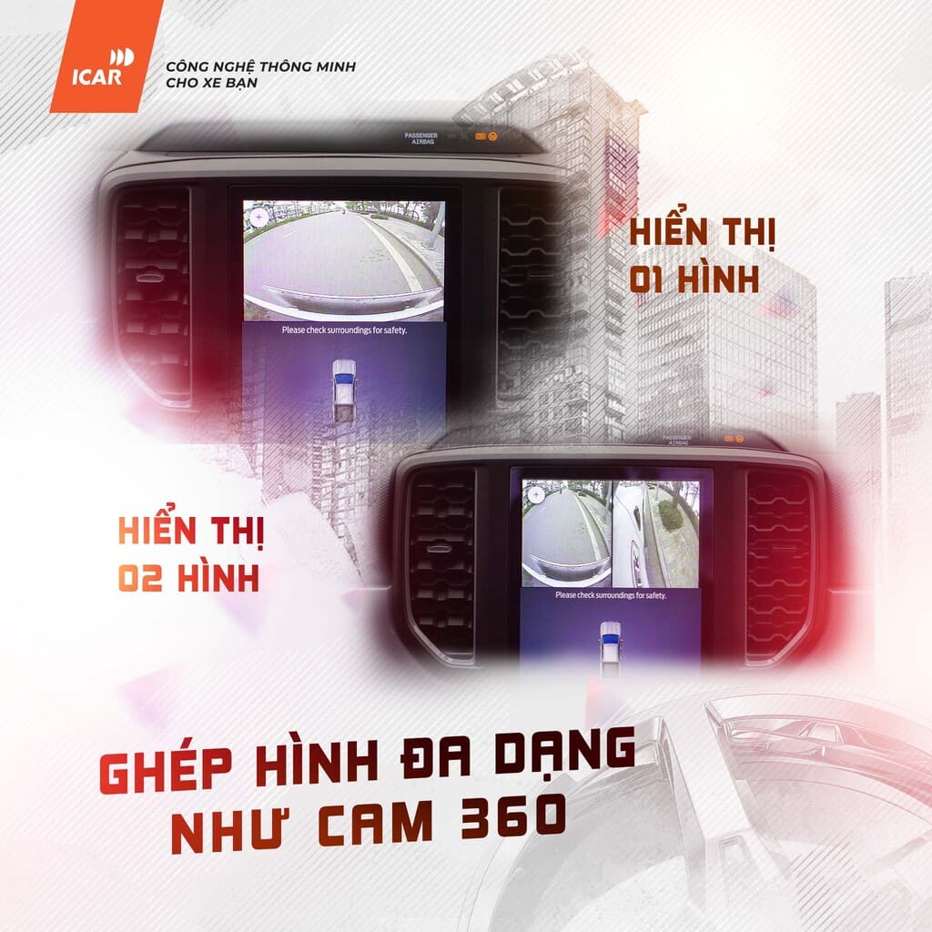 Hình ảnh xe Camera 3 mắt ICAR Elliview Y5 170 độ Premium