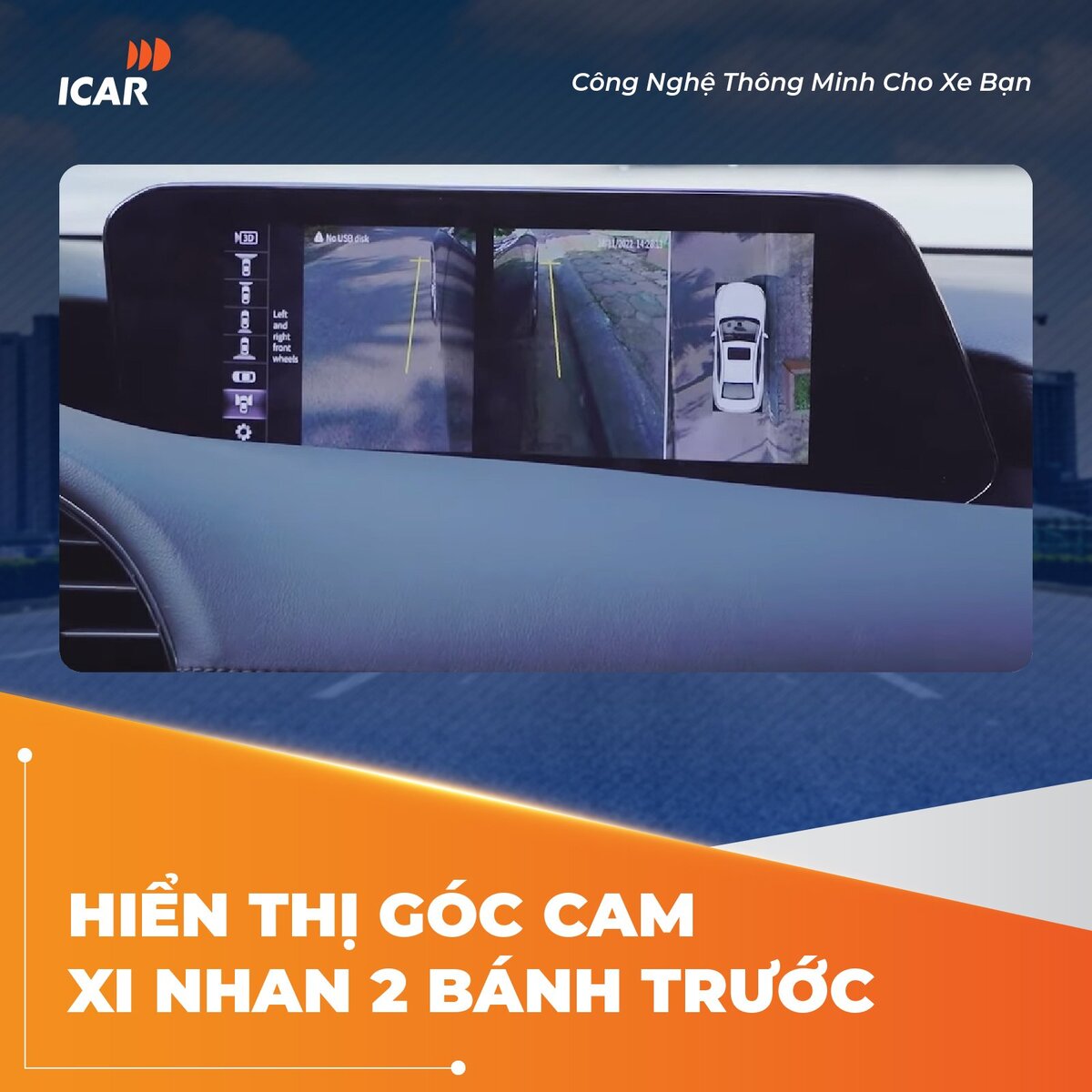 Hình ảnh xe Camera 360 ICAR Elliview M11 tích hợp TPMS cho Mazda 3 và Mazda CX-30 2020 – 2022