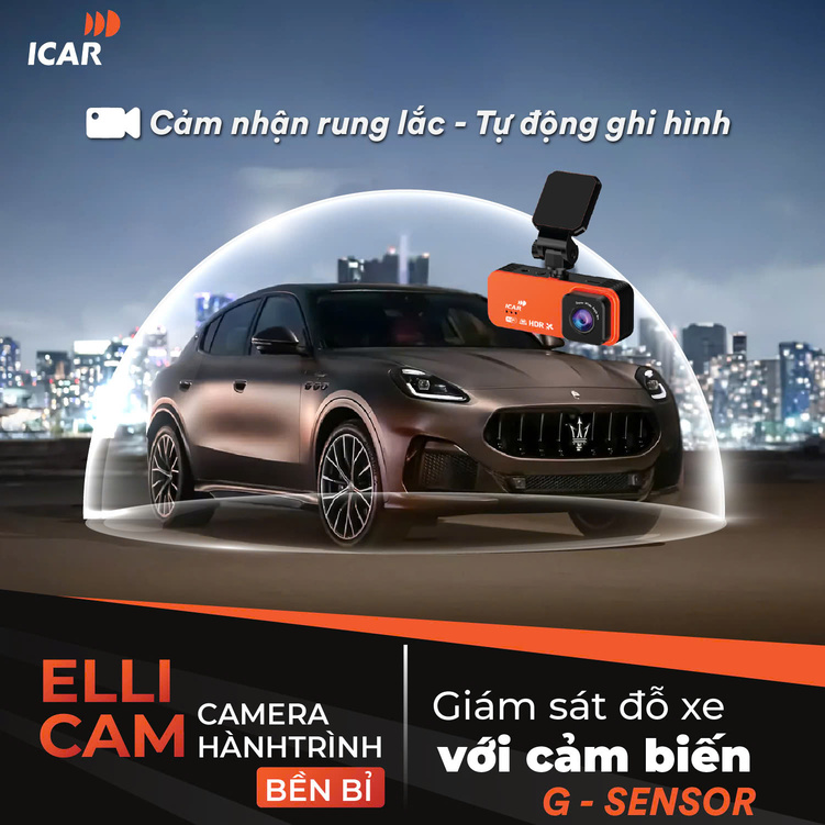 Hình ảnh xe Camera hành trình ICAR Ellicam A650