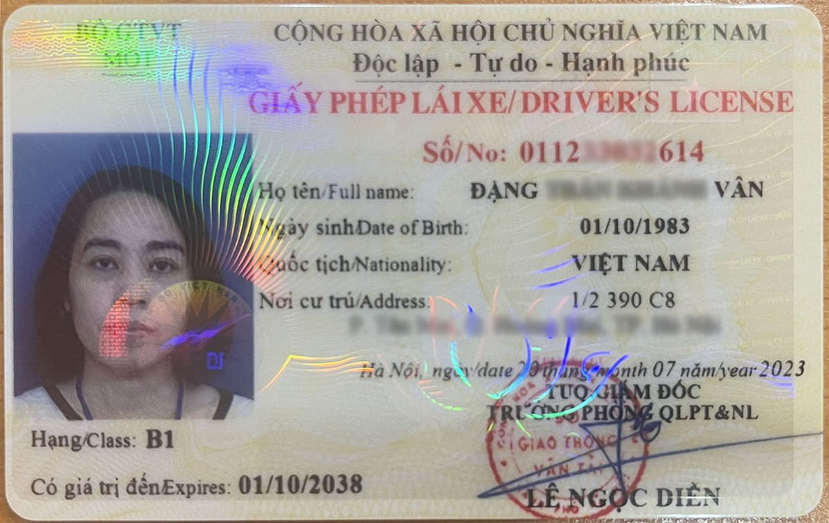 Bằng lái xe B1 là gì?