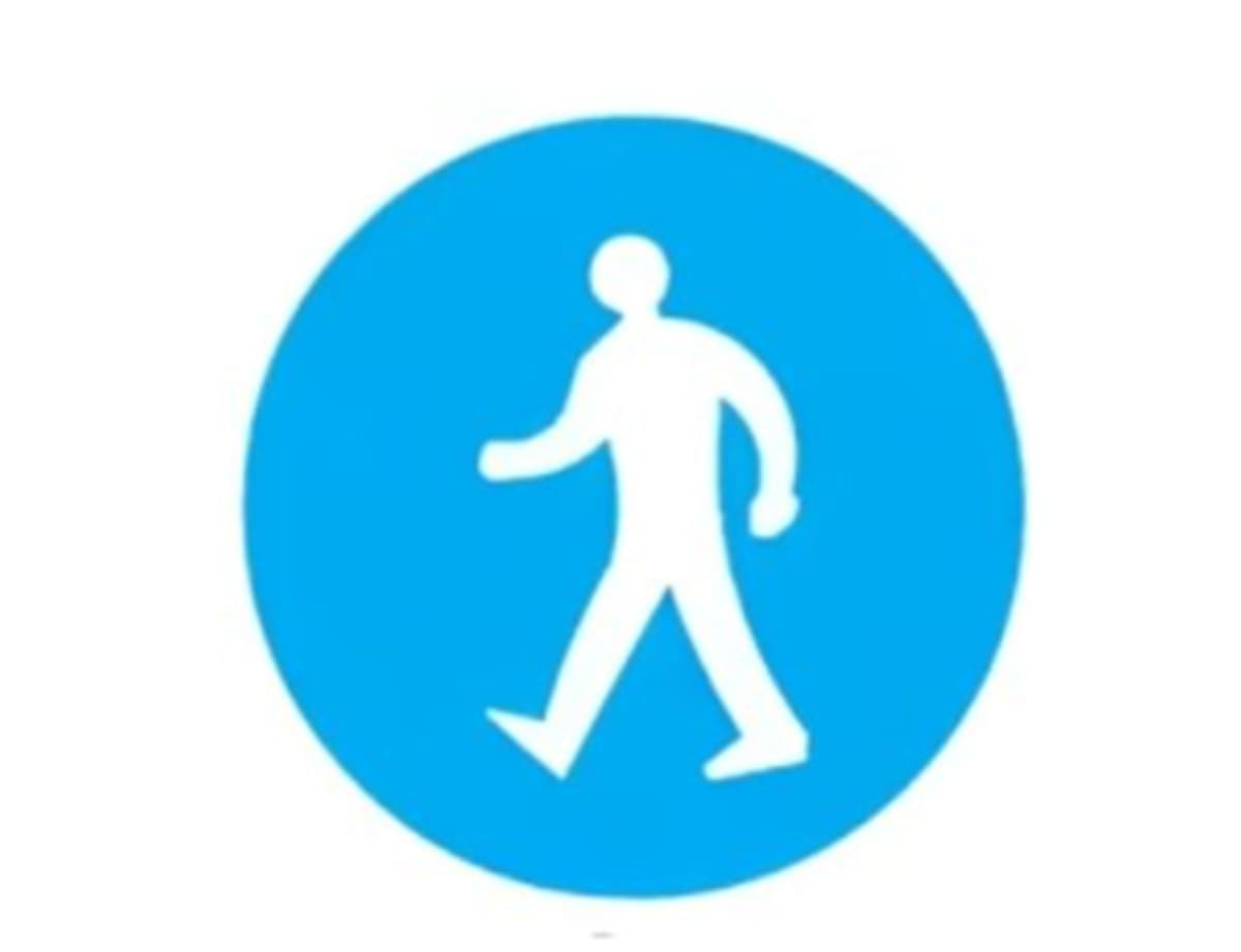 Biển báo R.305 “Đường dành cho người đi bộ”